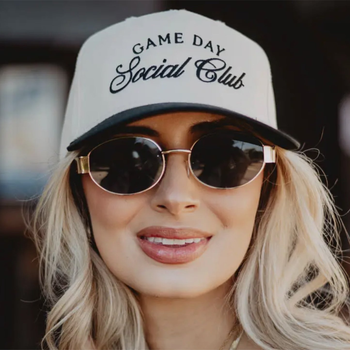 Two Tone Vintage Hat