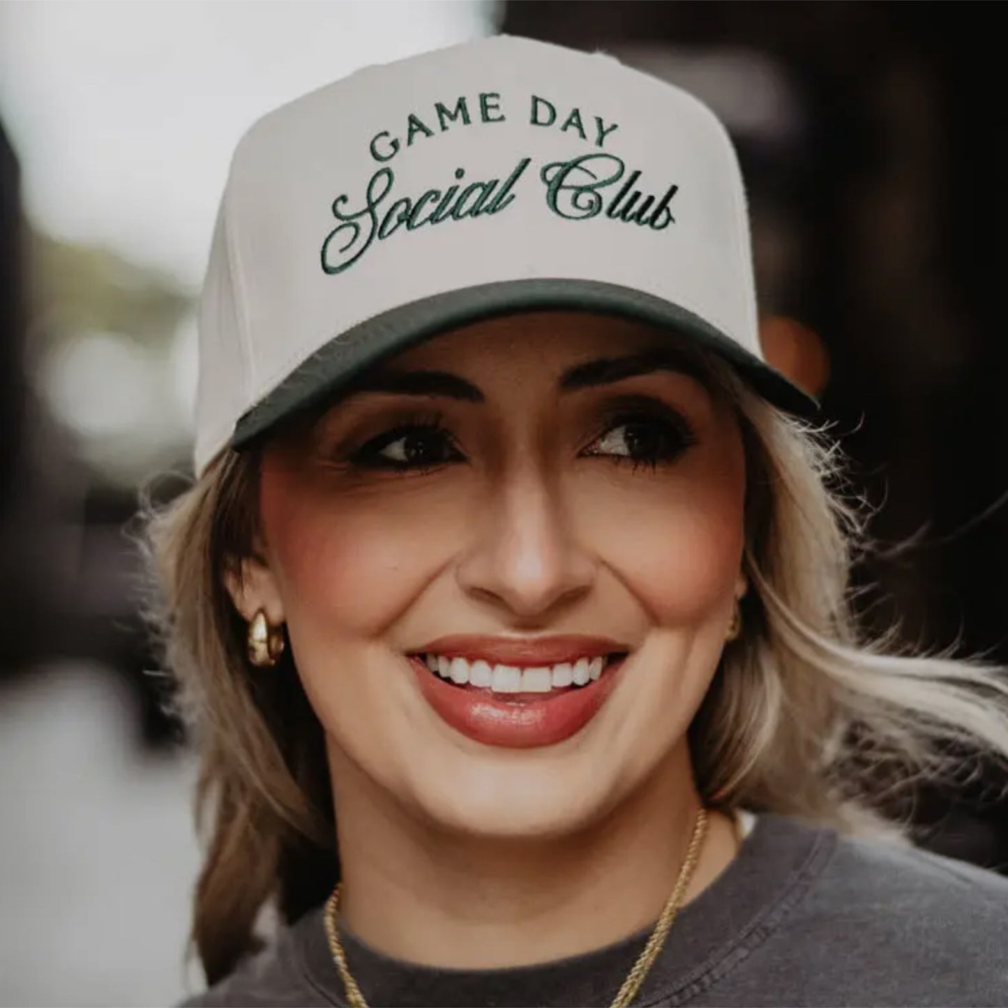 Two Tone Vintage Hat