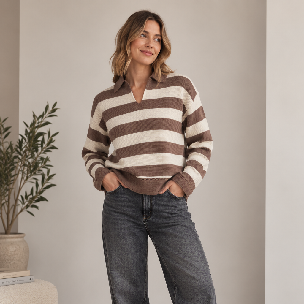 The Cocoa Stripped Knit
