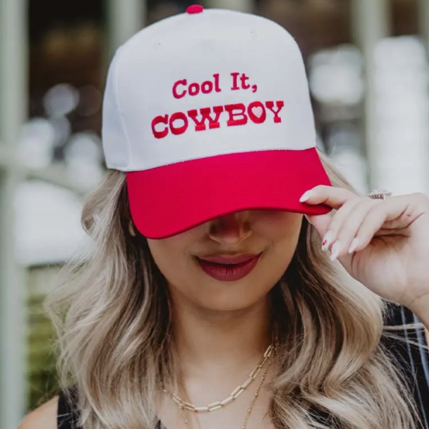 Two Tone Vintage Hat