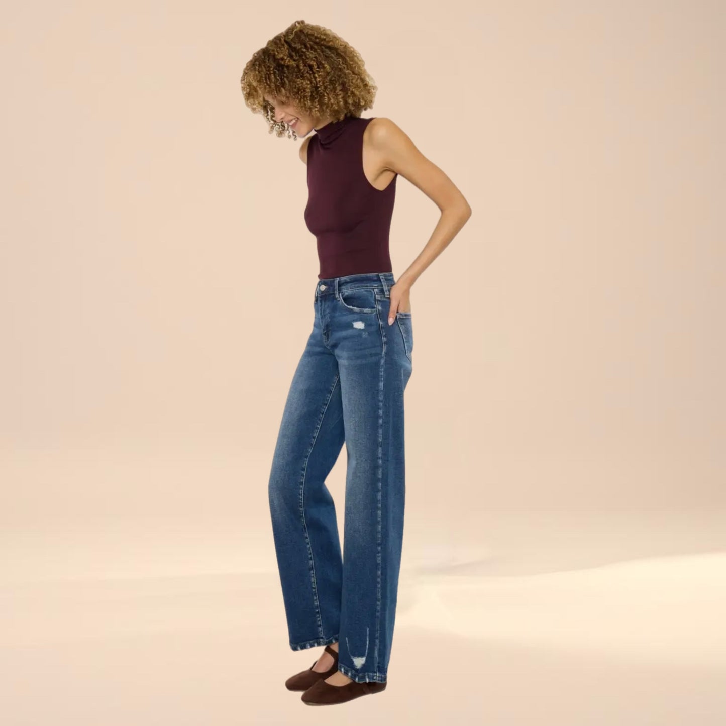 KC71 Wide Leg Jeans