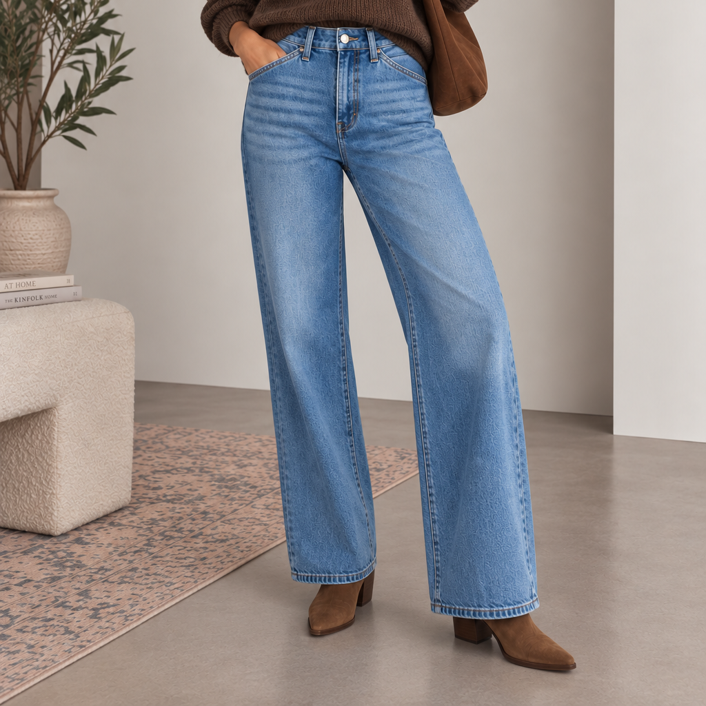 KC44 Slim Wide Jeans