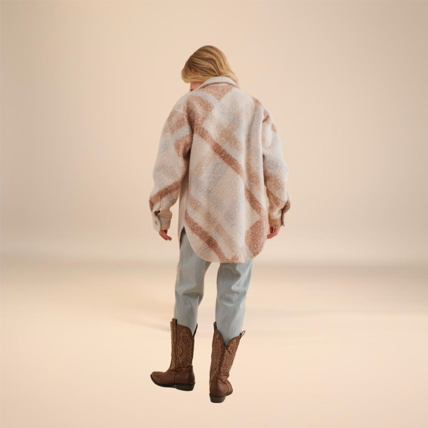 Oversized Marbled Jacket