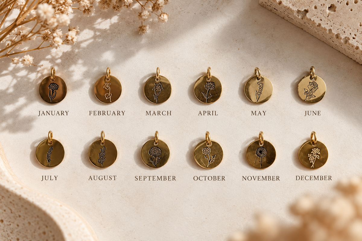 Birth Flower Necklace
