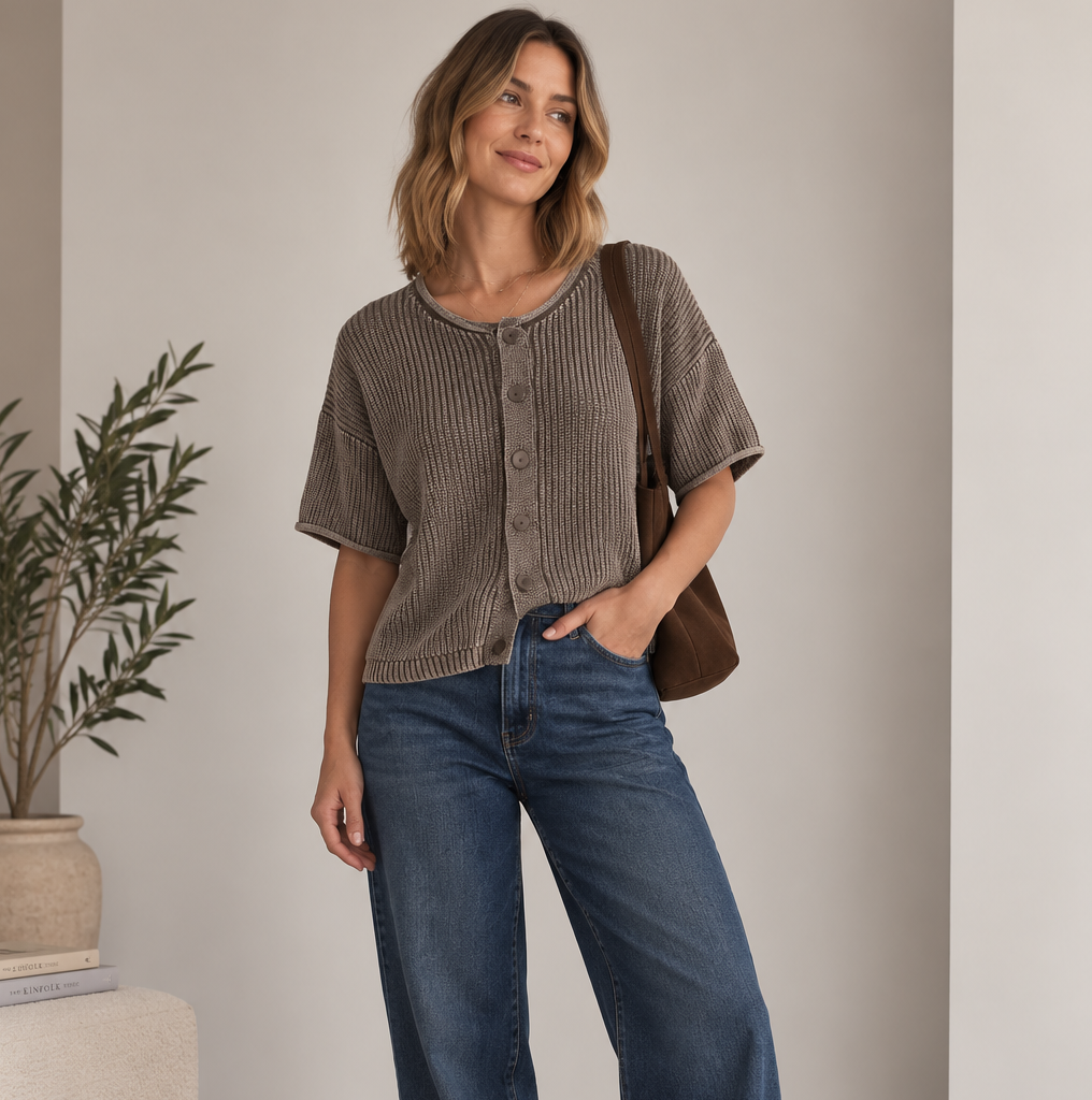 The Washed Ribbed Knit