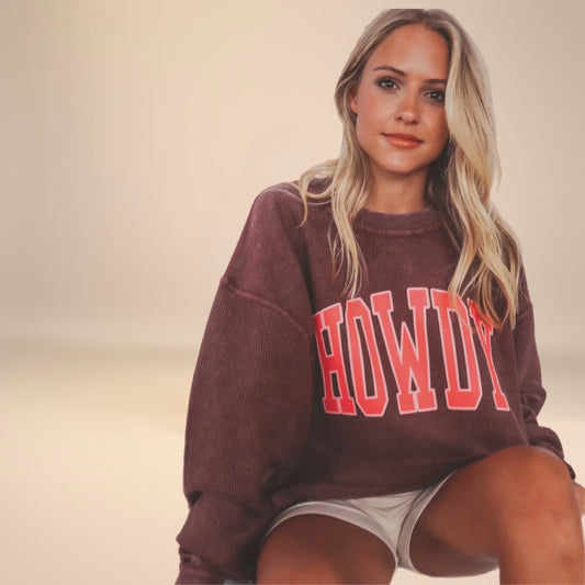 Howdy Corded Sweatshirt