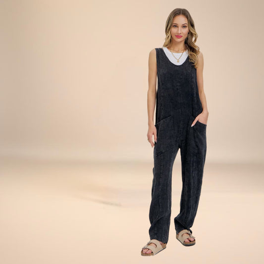 Mineral Washed Jumpsuit