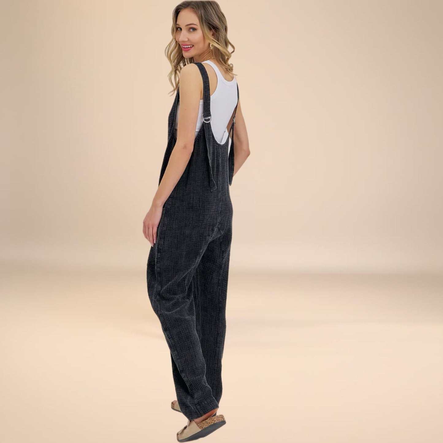 Mineral Washed Jumpsuit