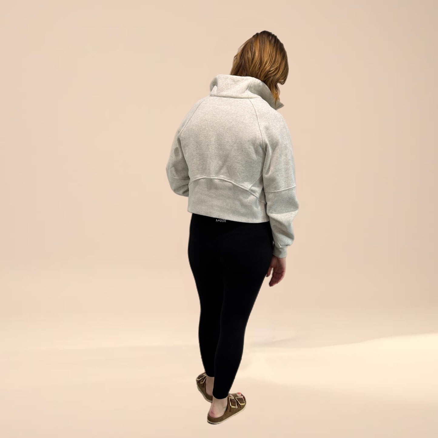 Drea Half Zip Funnel Neck