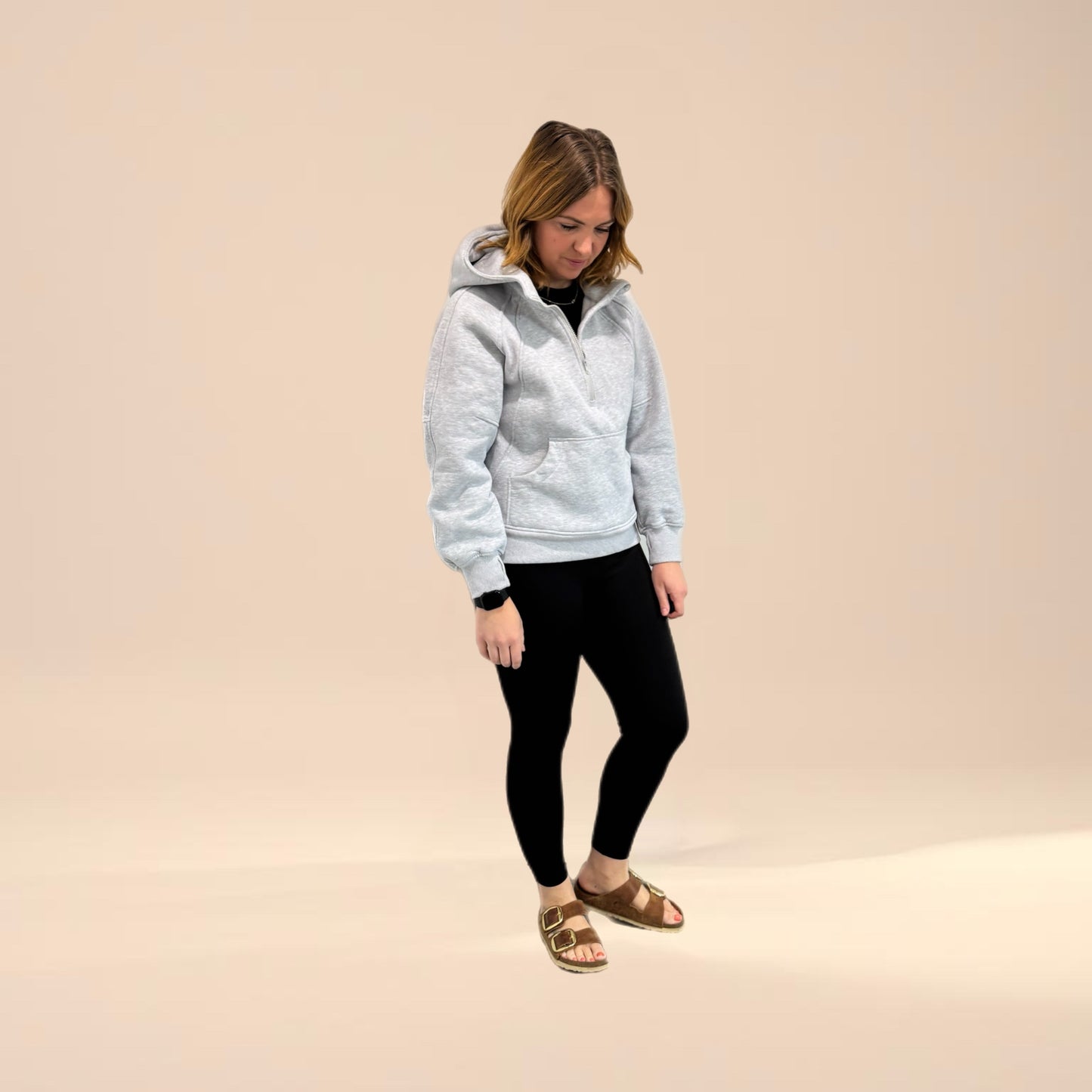 Long Drea Half Zip Hoodie